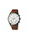 Bigotti Milano Watch Battery with Brown Leather Strap BG0138-5