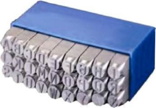 Donges Aufnäher mit Buchstaben & Zahlen Lateinisch 5mm Stücke 27