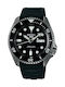 Seiko 5 Sports Men's Watch 42.5mm Automatic with Black Leather Strap