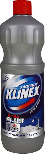 Klinex Ultra Plus Înălbitor vâscos cu aromă de Argint 1.2lt