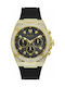 Guess Uhr mit Schwarz Kautschukarmband GW0060G2
