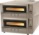 Sergas FG4D Pizzaofen Erdgas Schamottestein 16k...