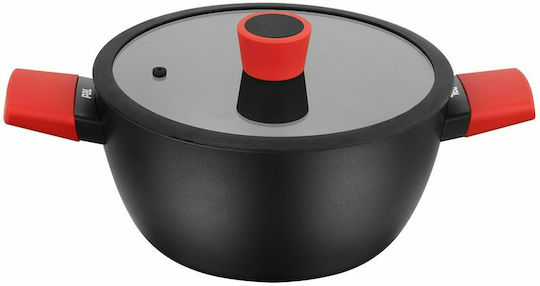 Pal Red Deep Pot made of Aluminum 4.3lt / 24cm