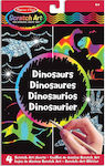 Melissa & Doug Painting Scratch Art Dinosaurs for Children 4+ Years