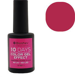Bioshev Professional 10 Days Color Gel Effect Gloss Βερνίκι Νυχιών Μακράς Διαρκείας Μπορντό 144 11ml