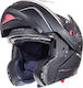 MT Atom Sv Transcend Flip-Up Helmet with Sun Visor ECE 22.05 1500gr Black Matt MTH000KRA205