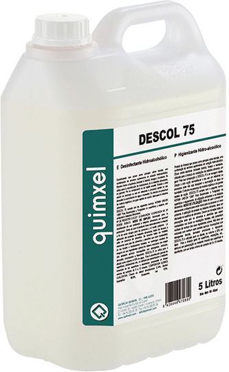 Quimxel Descol 75 Profesional Lichid de Curățare de Utilizare Generală cu Acțiune de Dezinfectare 1x5l