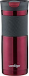 Contigo Byron SS Glass Thermos Stainless Steel BPA Free Red 470ml with Mouthpiece 2095664