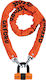Oxford LK145 150cm Motorcycle Anti-Theft Chain with Lock in Orange LK145