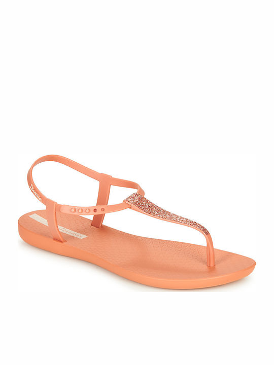 Classic Pop Women's Flat Sandals Anatomic in Orange Color