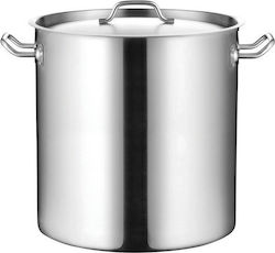 GTSA Stainless Steel Marmite Capacity 6.5lt with Diameter 14cm and Height 24cm.