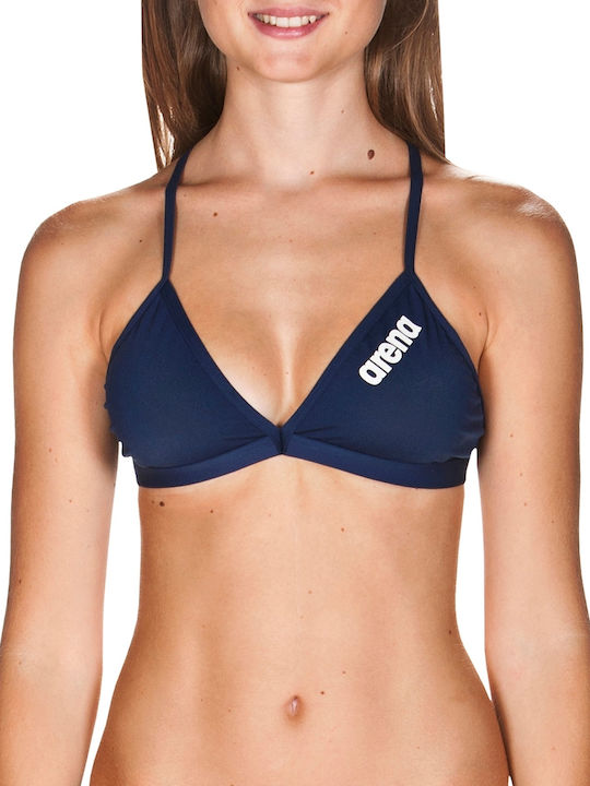 Solid Bikini Triunghi Albastru marin