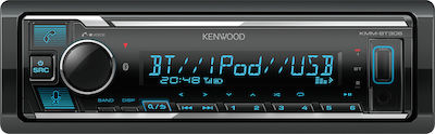 Kenwood KMM-BT306 Ηχοσύστημα Αυτοκινήτου Universal 1DIN (Bluetooth/USB/AUX) με Αποσπώμενη Πρόσοψη