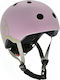 Scoot & Ride Παιδικό Κράνος για Ποδήλατο & Πατίνι Ροζ με Ενσωματωμένο Φωτάκι LED