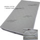 Beboulino Matratze Kinderbett mit Memory Foam 70cmx180cmx18cm
