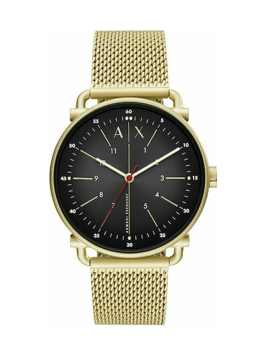 Armani Exchange Rocco Watch Battery with Gold M...