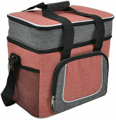Ankor Ισοθερμική Τσάντα Ώμου 22 λίτρων Κόκκινη Μ30 x Π22 x Υ34εκ.