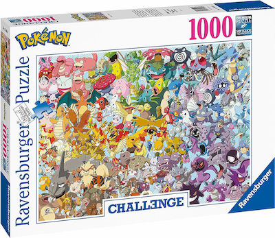 Challenge Pokemon Puzzle 2D 1000 Bucăți