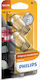 Philips Lămpi Autoturismului & Motocicletei Standard Vision W21/5W Simple 12V 21W 2buc