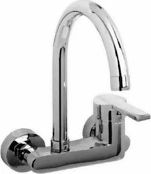 Venezia Hitit Τοίχου Chrome