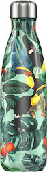 Chilly's Tropical Bottle Thermos Stainless Steel BPA Free Multicolour 500ml 200378