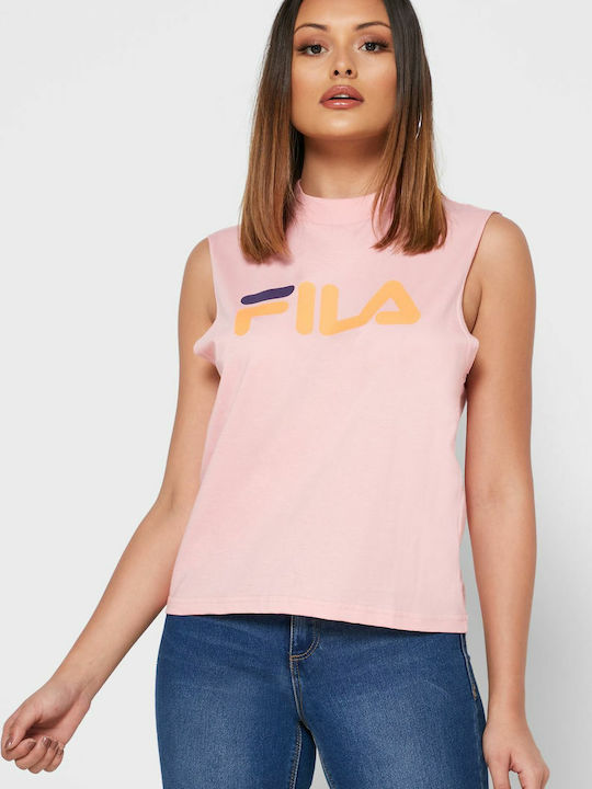 Fila Helena Women's Athletic Cotton Blouse Sleeveless Pink