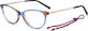 Missoni Damen Brillengestell Schmetterling Brau...