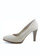 Ragazza Leather Ivory Beige Heels