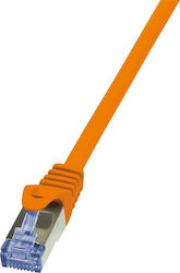 LogiLink CQ3058S S/FTP Cat.6a Мрежов Кабел Ethernet 2м Оранжев