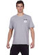 Body Action Men's Short Sleeve T-shirt Light Melange Grey