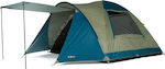 OZtrail Tasman 6V Dome Σκηνή Camping Igloo Μπλε με Διπλό Πανί 3 Εποχών για 6 Άτομα 305x280x195εκ.