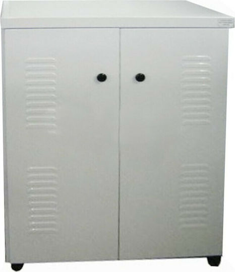 Dulap pentru pantofi Metal Galvanizat cu 5 Rafturi 80x36x106cm