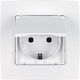 Elmark City Single Power Socket White