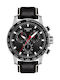 Tissot Supersport Ανδρικό Ρολόι 46mm Μπαταρίας με Μαύρο Δερμάτινο Λουράκι