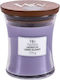 WoodWick Scented Candle Jar with Scent Lavender Spa Purple 275gr 1pcs