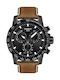 Tissot Supersport Watch Chronograph with Brown Leather Strap