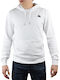 Kappa Vend Men's Sweatshirt with Hood and Pockets White