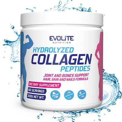 Evolite Hydrolyzed Collagen Peptides 300gr Necondimentat