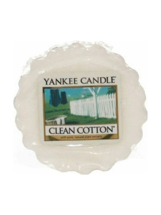 Yankee Candle Fragrance Wax Melt with Fragrance Clean Cotton 1pcs 22gr