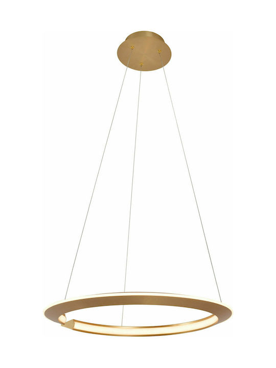 Viokef Merilin Pendant Lamp with Built-in LED Gold