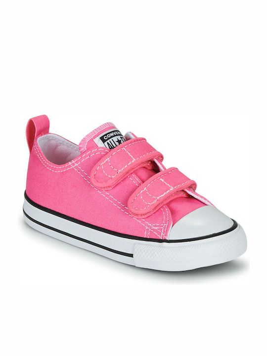 CHUCK TAYLOR ALL STAR 2V Παιδικά Sneakers με Σκρατς Ροζ