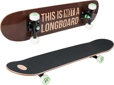 Hudora Harlem ABEC 7 Komplett Kurzboard Braun