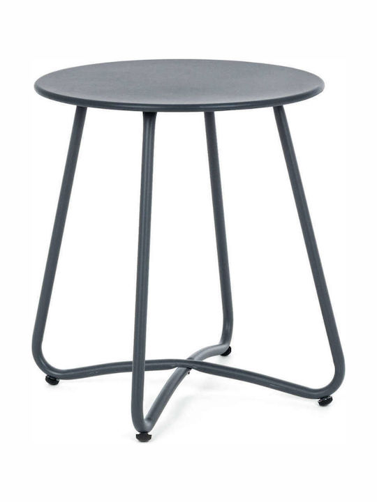 Wissant Auxiliary Outdoor Table Gray 40x40x45cm