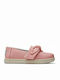 Toms Kids Espradrilles with Hoop & Loop Closure Pink Tiny Bow Canvas Plant Dye