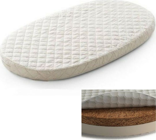 IngVart Matratze Kinderbett Big Round mit Kokosfaser & Latex 72cmx125cm