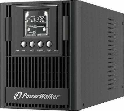 Powerwalker VFI 1000 AT UPS On-Line 1000VA 900W with 3 Schuko Power Plugs