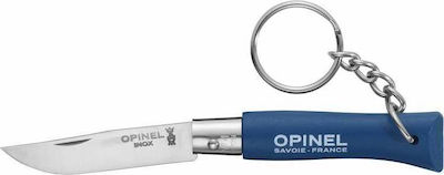 Opinel Key Chain No 4 Σουγιάς Μπρελόκ Μπλε