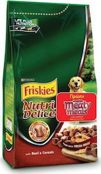 Purina Friskies Nutri Delice 1.5kg Ξηρά Τροφή για Ενήλικους Σκύλους Μεγαλόσωμων Φυλών με Βοδινό