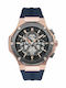 Cerruti Lucardo Ανδρικό Ρολόι 44mm Χρονογράφος Μπαταρίας με Μπλε Καουτσούκ Λουράκι