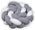 Tuttolina Crib Bumpers Braided Inside Gray 15x210cm